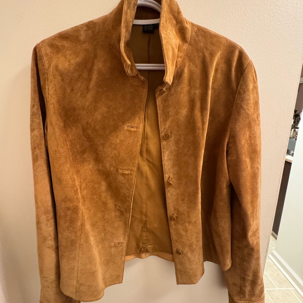 Danier Camel Suede Women's Blazer